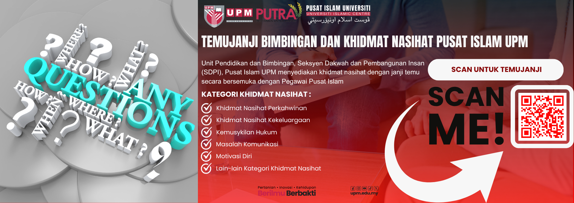 TEMUJANJI BIMBINGAN DAN KHIDMAT NASIHAT PUSAT ISLAM